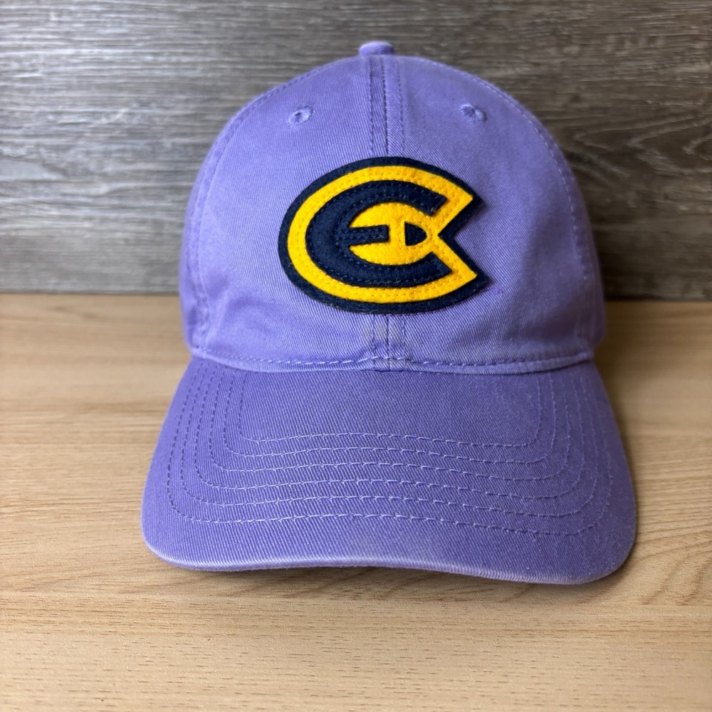 Eau Claire Blugolds Hat Cap Strap Back Womens Purple Wisconsin Adjustable